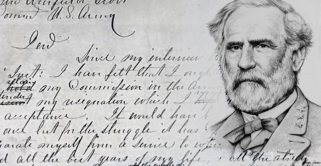 Robert E. Lee Attempts to Resign