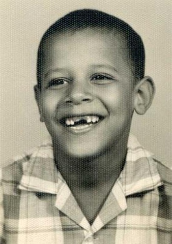 Barack Obama as a kid