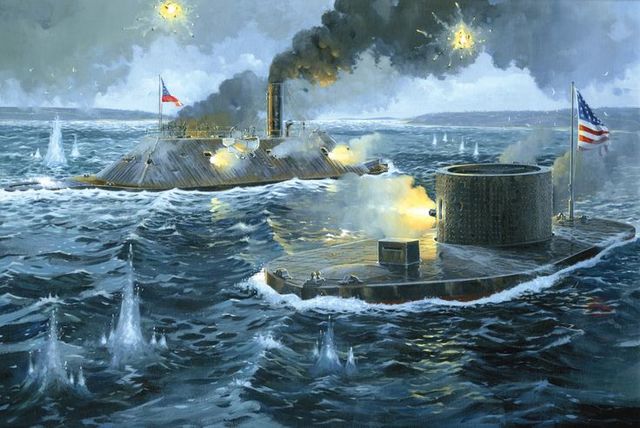 USS Merrimack V.S. USS Moniter