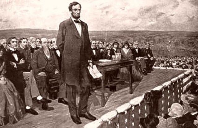 Lincoln Delivers the Gettysburg Address