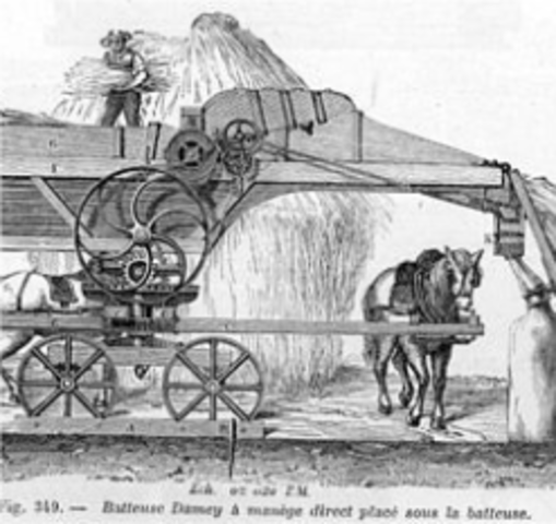 Trilladora funciona con recursos naturales