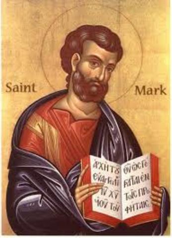 Gospel of Mark written