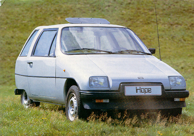 Hope Whisper var det første danske forsøg på fremstilling af en elbil. Virksomheden bag produktionen - Whisper Electronic Car A/S, det senere Hope Motor A/S - var beliggende i Hadsund. I alt blev der produceret 14, men kun indregistreret 4 eksemplarer af