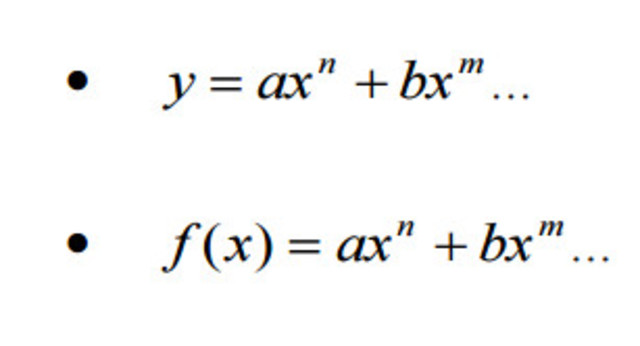 Ecuaciones y fórmulas