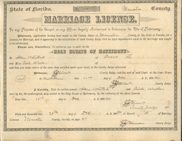 My parents got married