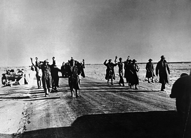 Allies surrender at Tobruk, Libya