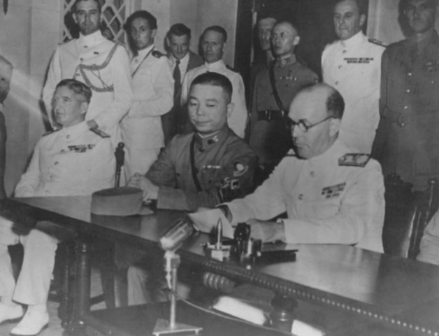 British surrender Hong Kong