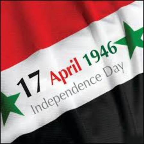 Siria se constituye como país.