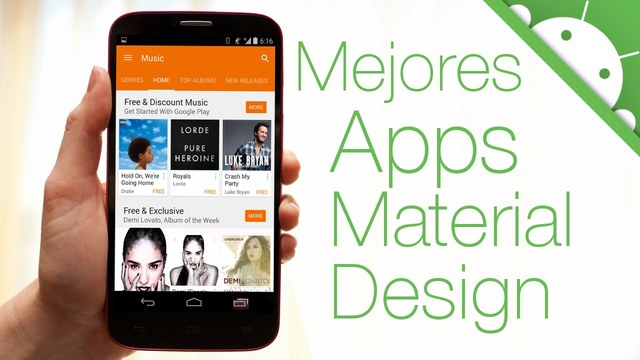 Aplicaciones con Material Design