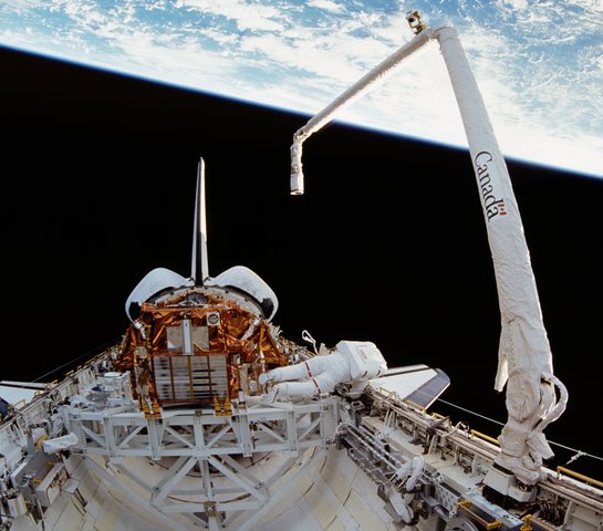 Canadarm's First Flight