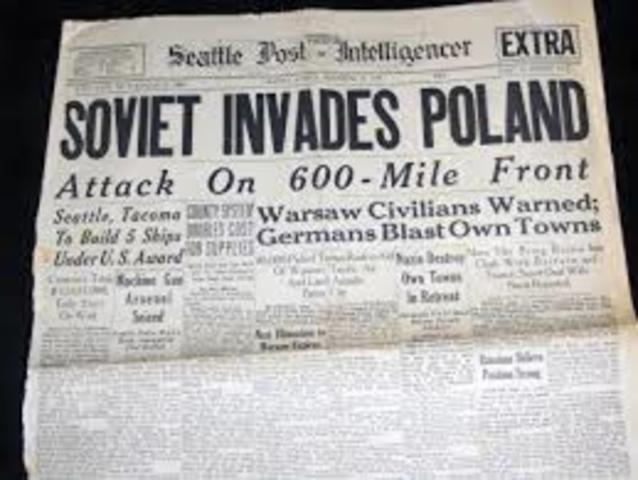 Soviet Union Invades Poland