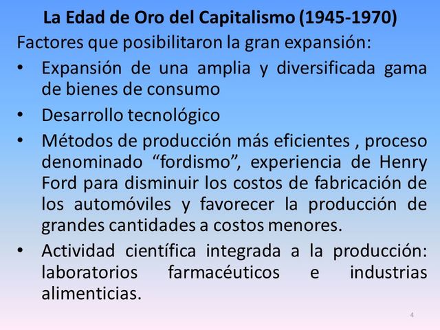 La edad de oro capitalista y el comunismo (1945)