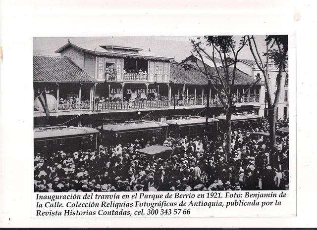 inauguración del tranvia