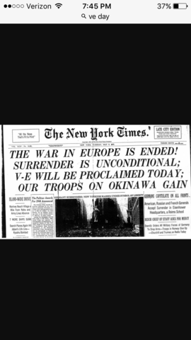 V-E day