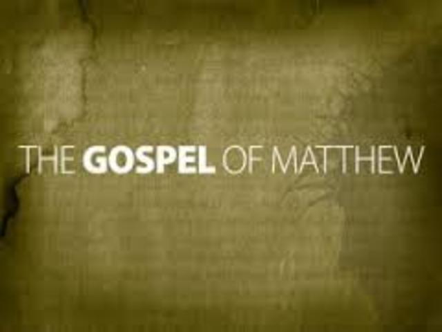 Gospel of Matthew written