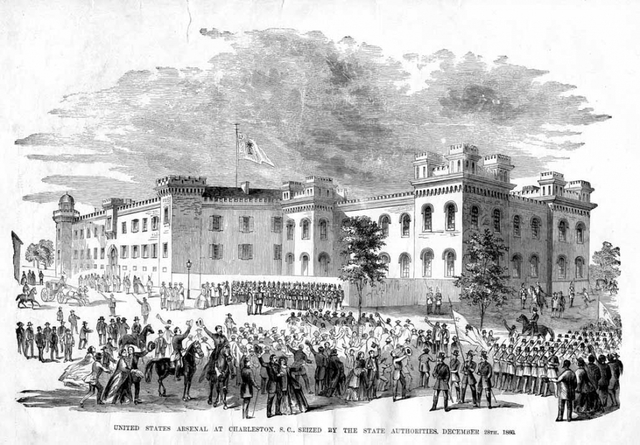 South Carolina seizes the Charleston Arsenal