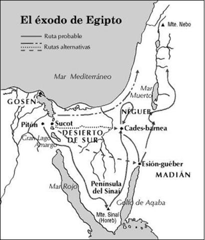 LA RUTA DEL EXODO