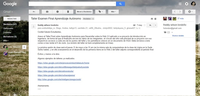 Puntos del taller final de Aprendizaje Autónomo