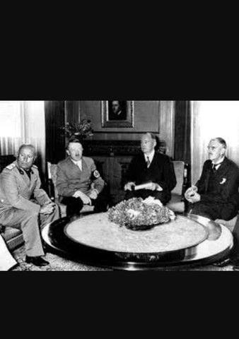 Germany ,Italy , Great Britain and France sign Manich agreement