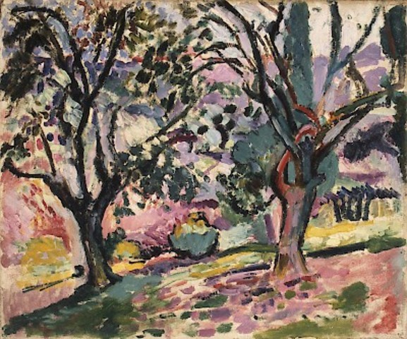Title: Olive Trees at Collioure