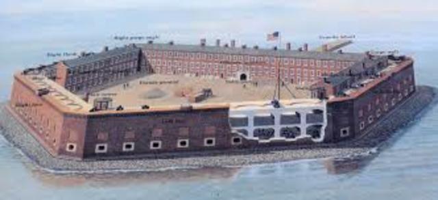 Fort Sumter Re-occupation by Union