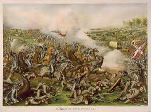 The Battle of Five Forks, Virginia