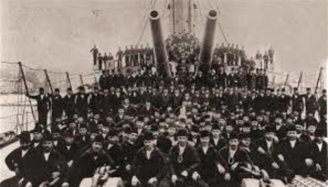 The Ottoman empire joins WWI