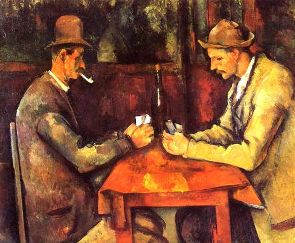 ELS JUGADORS DE CARTES (postimpressionisme)