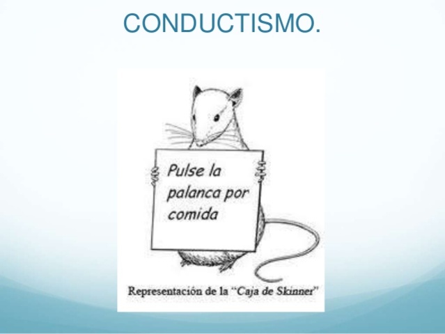 TEORIA DE CONDUCTISMO