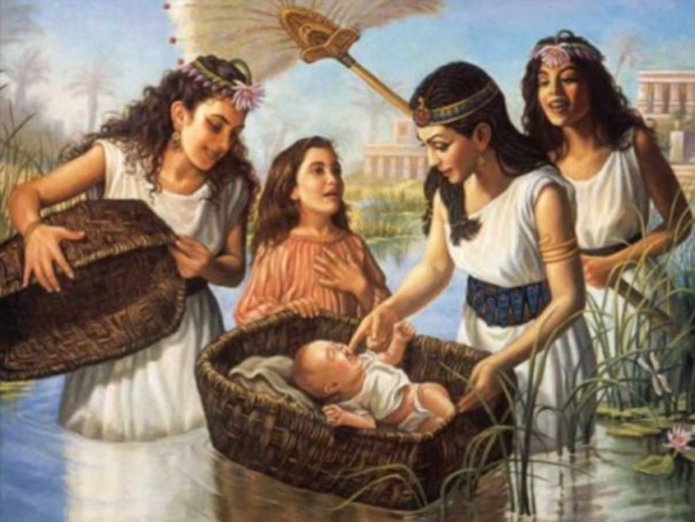 Nacimiento y Adopción de Moisés