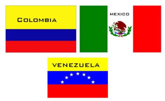 TLC MÉXICO . COLOMBIA -VENEZUELA
