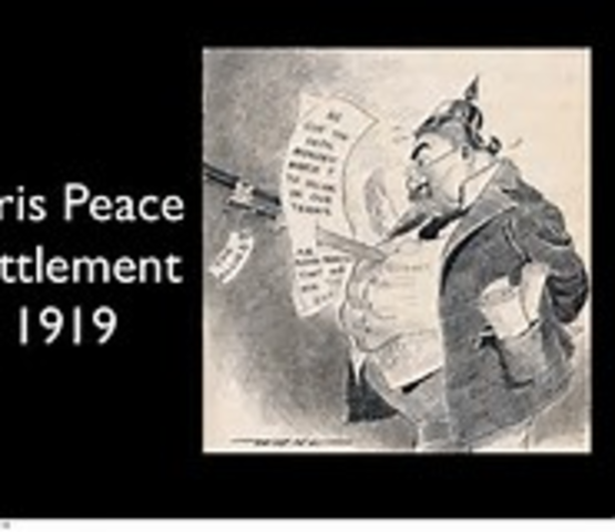 JAN 18, 1919 Paris Peace Treaties.