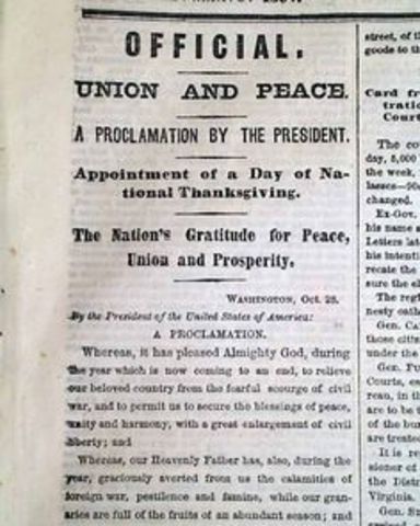 Presidential Proclomation