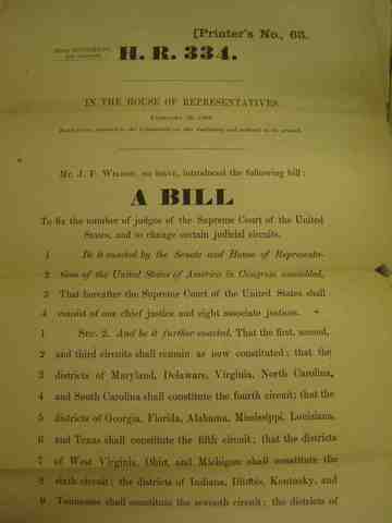 Judicial Circuits Act of 1866