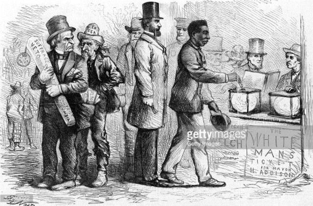 African Americans vote in Municipal Election