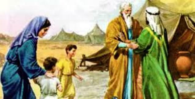 Jetro le indica a Moises como manejar el pueblo.