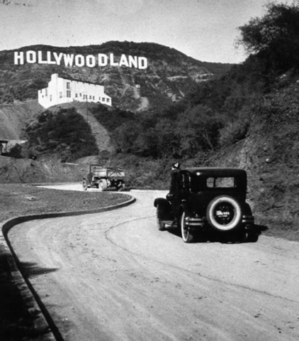 The Hollywood sign
