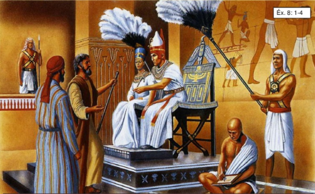 Faraón rechaza idea de Moisés
