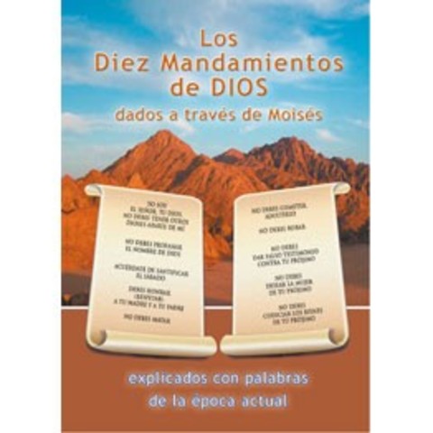 Los diez mandamientos son dados