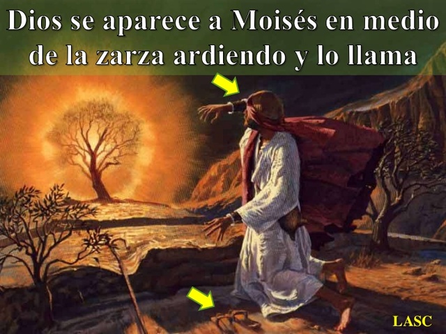 Dios ordena a Moisés sacar de Egipto a Israel.