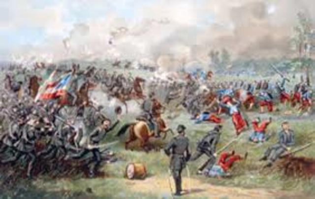 Confederates win Manassas