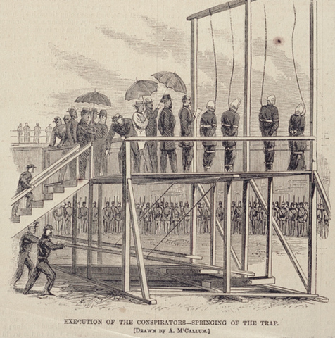 Assassination conspirators hanged