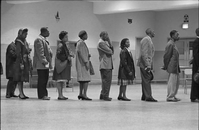 Blacks Vote In Washington D.C.