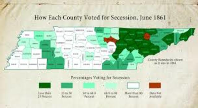Tennessee secedes