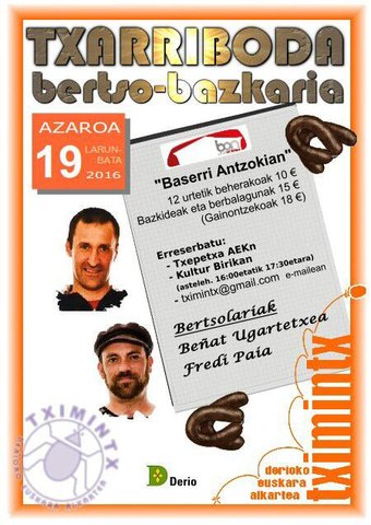 Txarriboda bertso-bazkaria