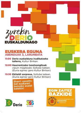 Derio euskalduna irudikatzeko tailerra