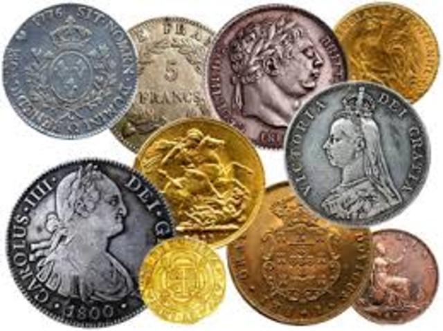 COINS OF METAL FROM THEIR COLONIES