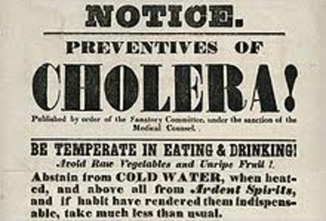 Cholera Epidemic