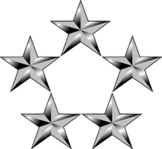 "General of the Army" rank created