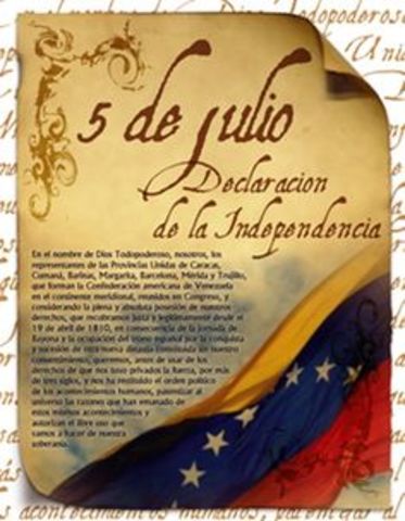 Declaración de Independencia de Venezuela